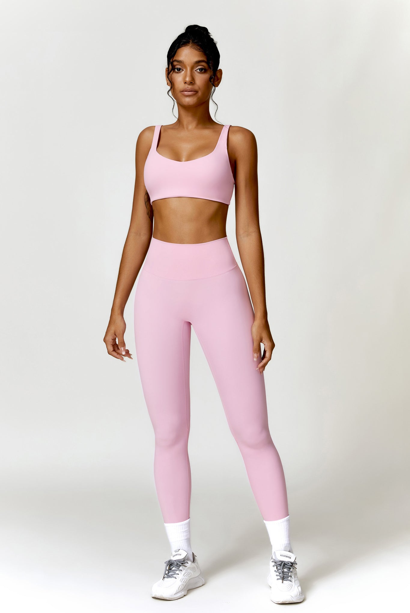 Camila Sports Bra Pink with Comfortable and Supportive Nylon by BOTA Official