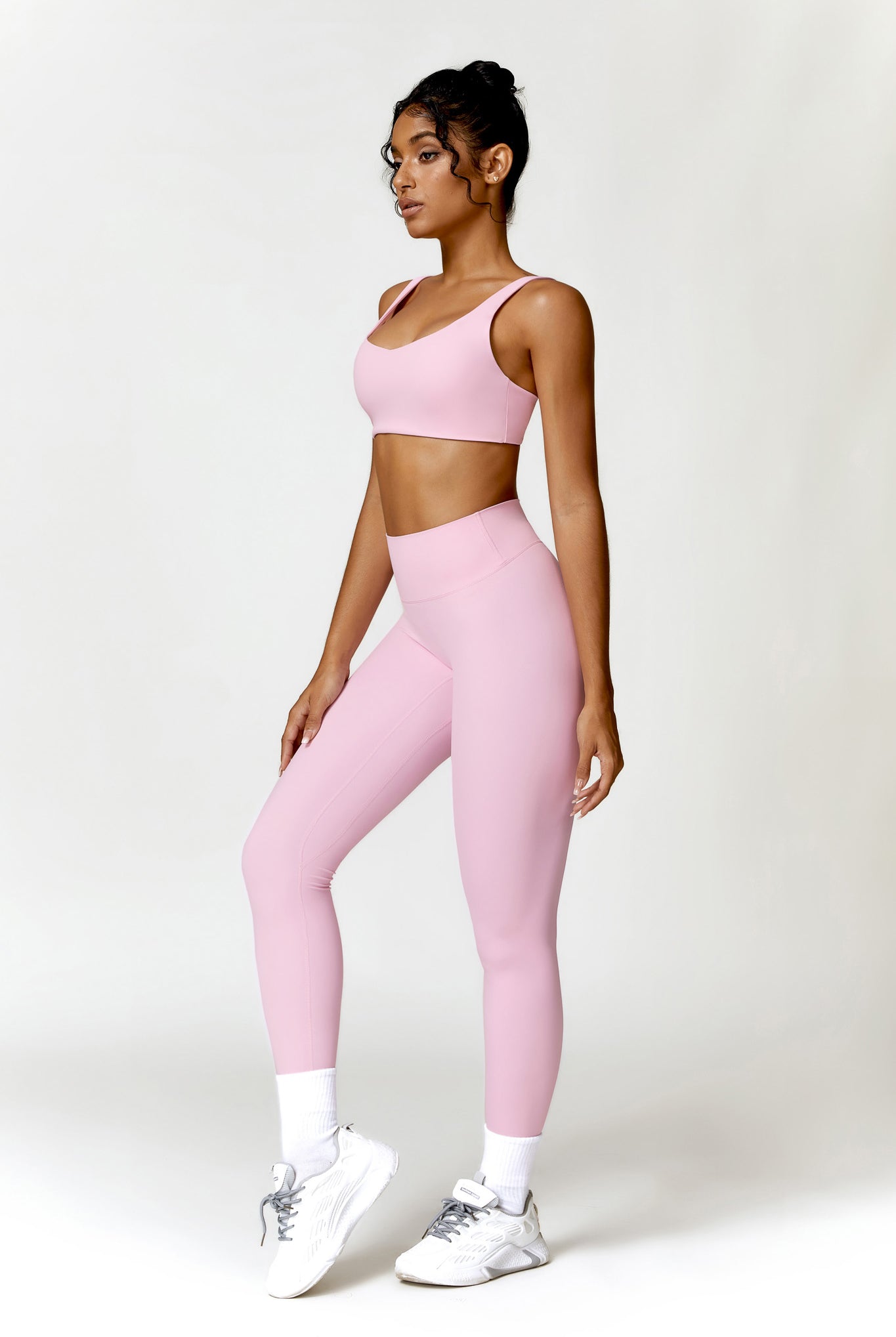 Camila Sports Bra Pink with Comfortable and Supportive Nylon by BOTA Official