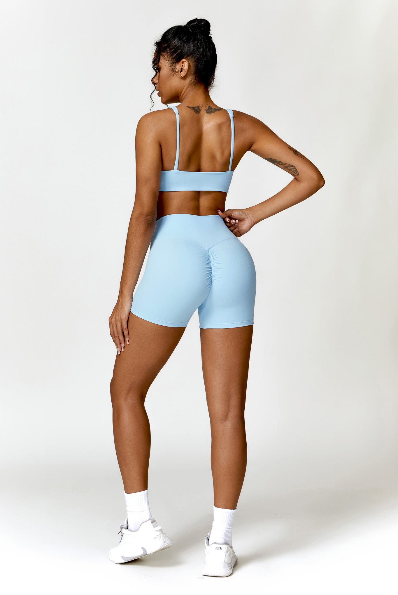 Camila Sports Bra Ice Blue for Gym | Comfortable & Supportive by BOTA Official