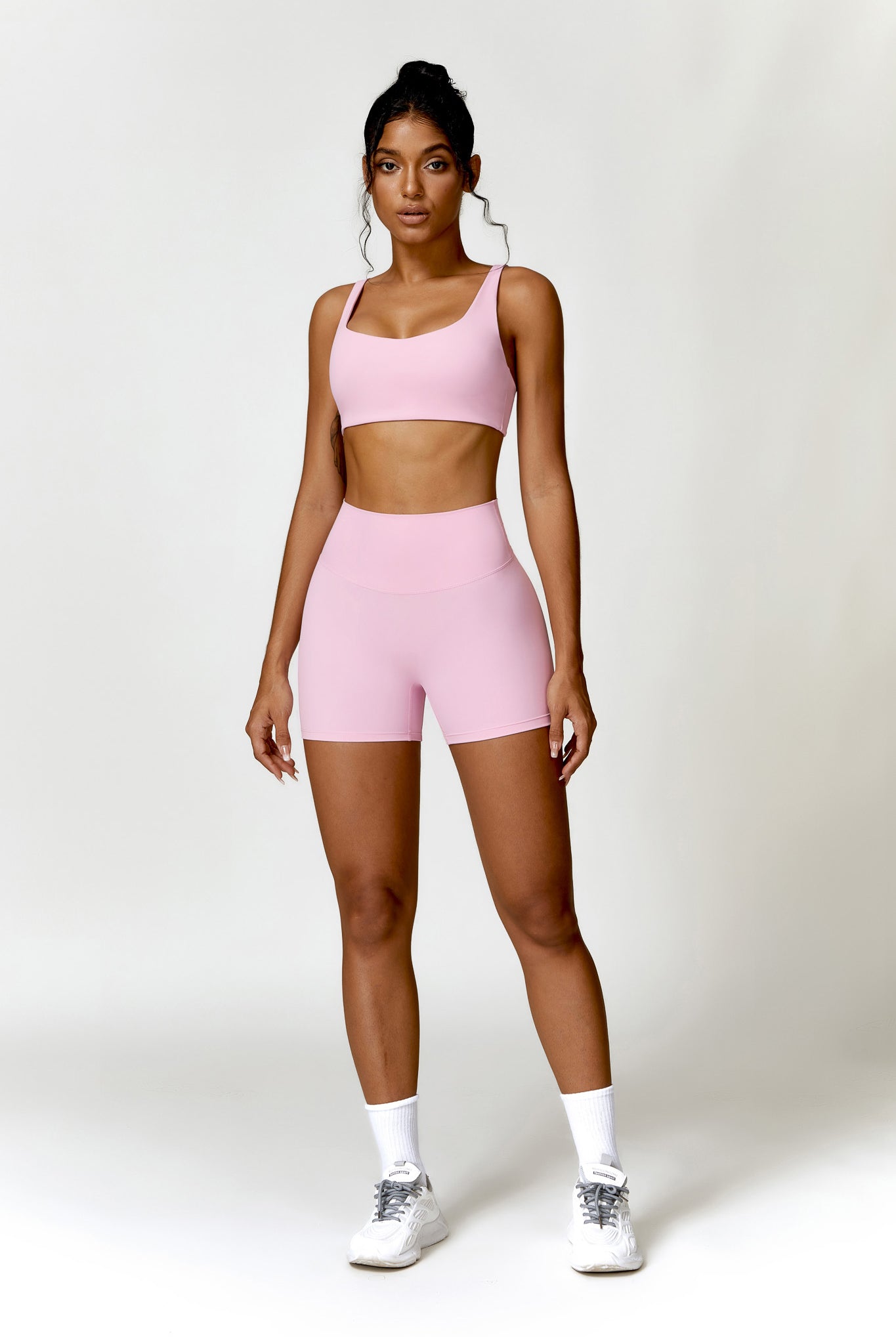 Camila Sports Bra Pink with Comfortable and Supportive Nylon by BOTA Official