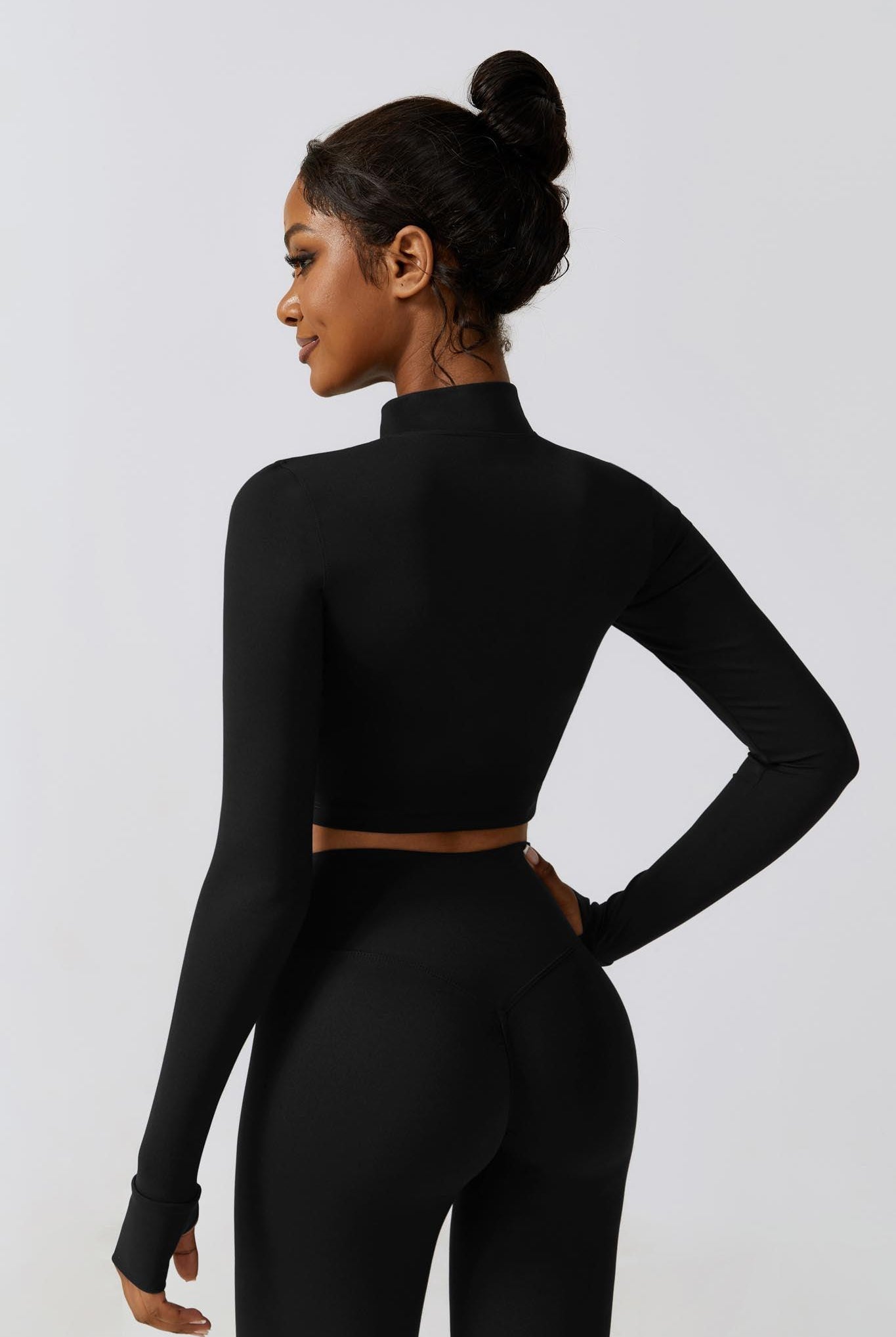 Flex Jacket Black for Yoga and Pilates | Stylish & Cozy Jacket By BOTA Official