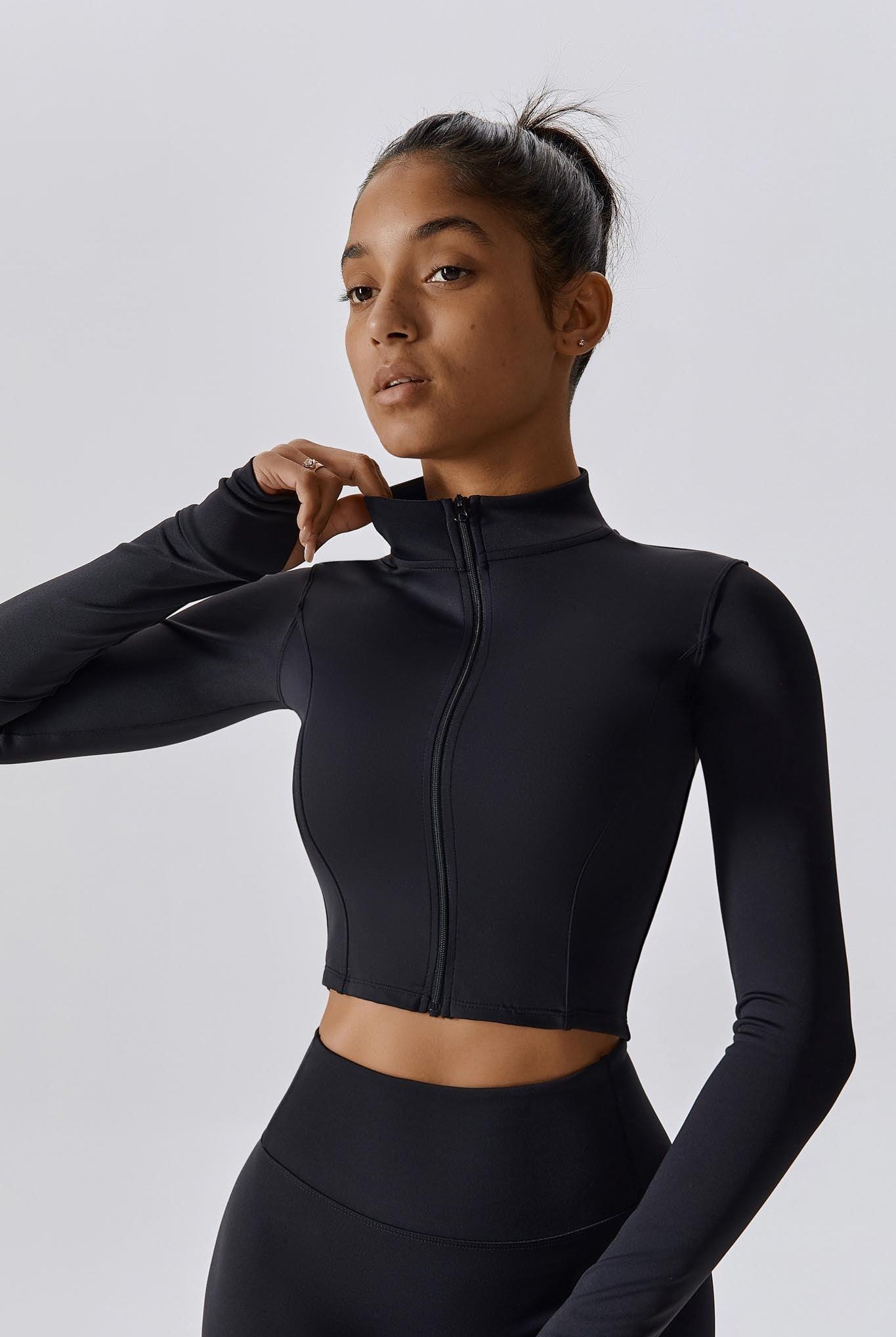 Flex Jacket Black for Yoga and Pilates | Stylish & Cozy Jacket By BOTA Official