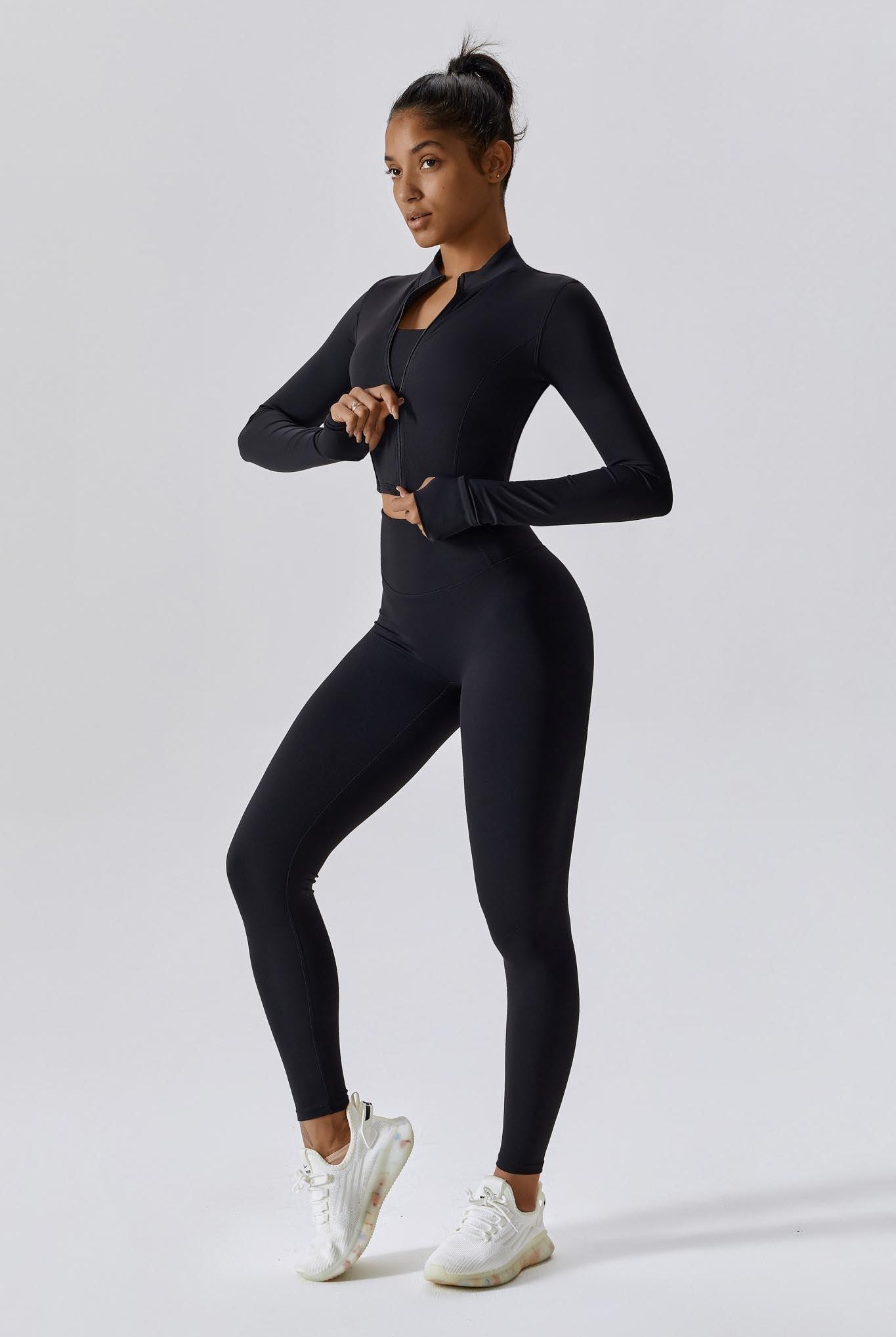 Flex Jacket Black for Yoga and Pilates | Stylish & Cozy Jacket By BOTA Official