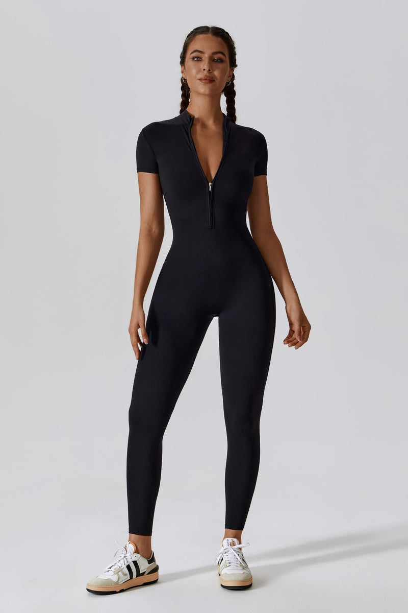 Black Casual Short Jumpsuit SD00251