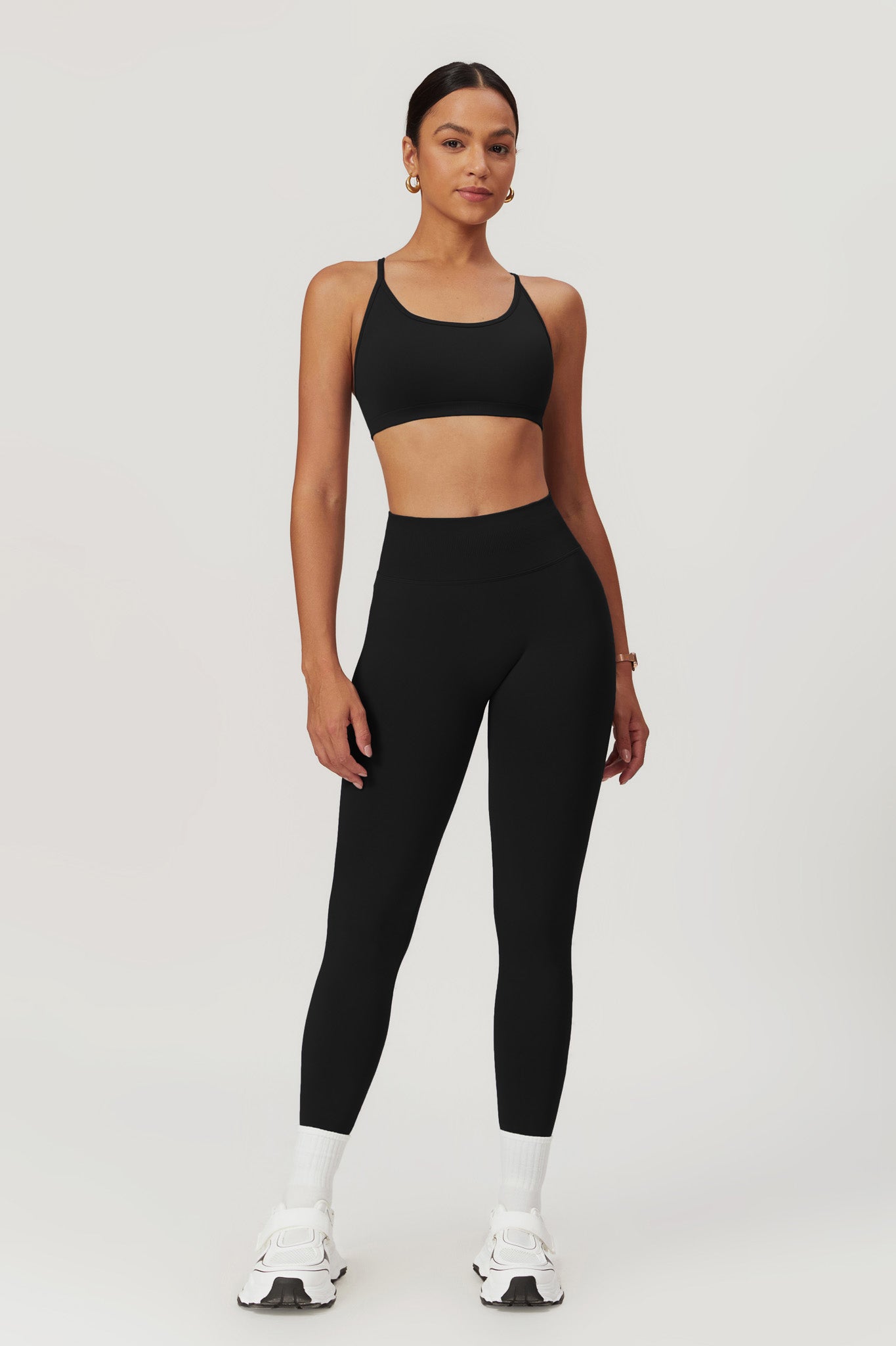 Yoga Black Gradiant Leggings