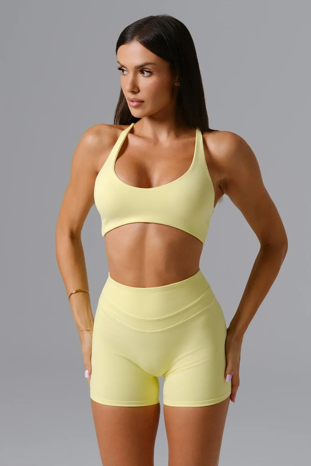 Alexa Sports Bra - Lemon (FINAL SALE)