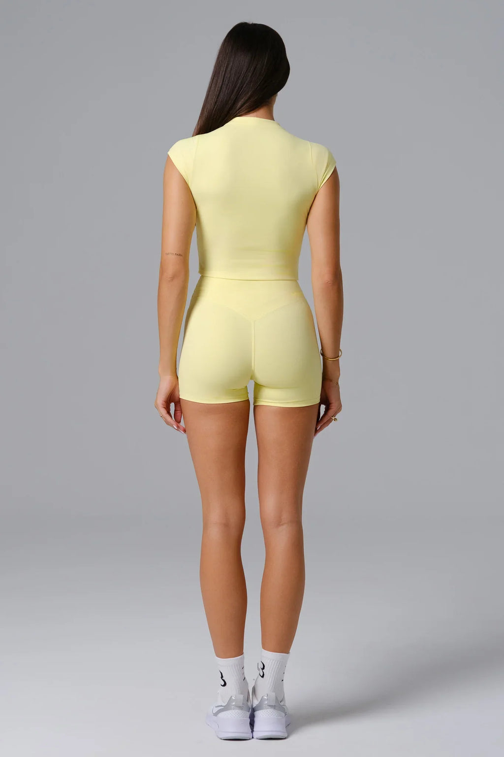 Alexa Crop Top - Lemon (FINAL SALE)