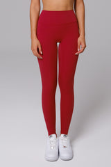 Aria Leggings - Maroon (FINAL SALE)