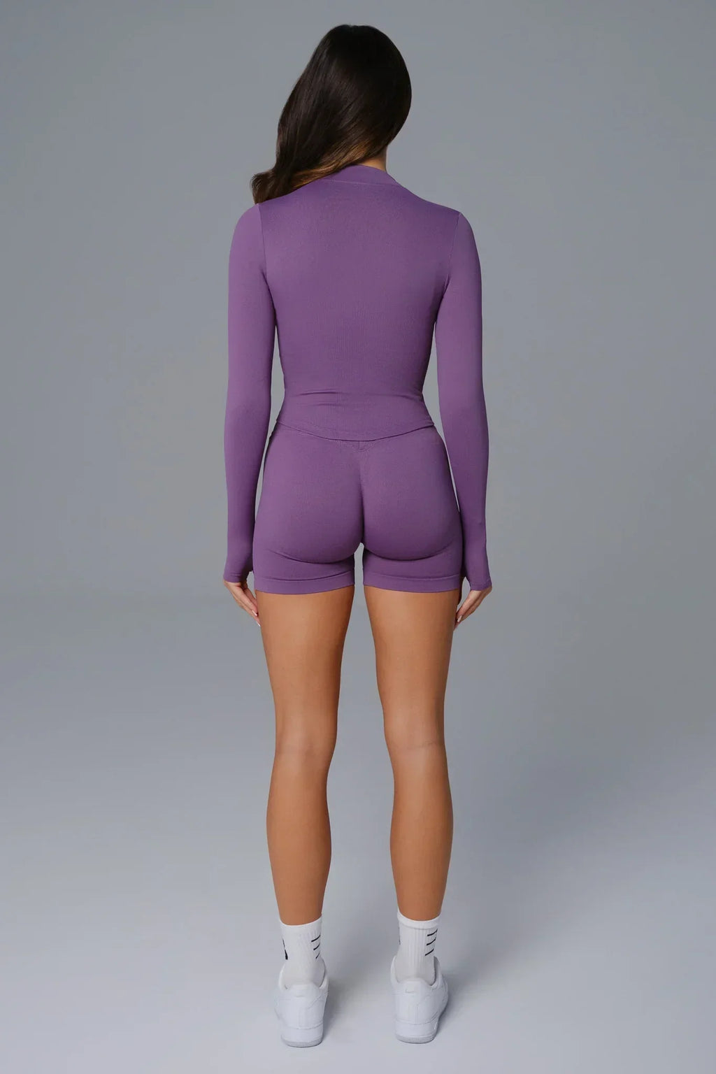 Asha V Back Shorts - Amethyst