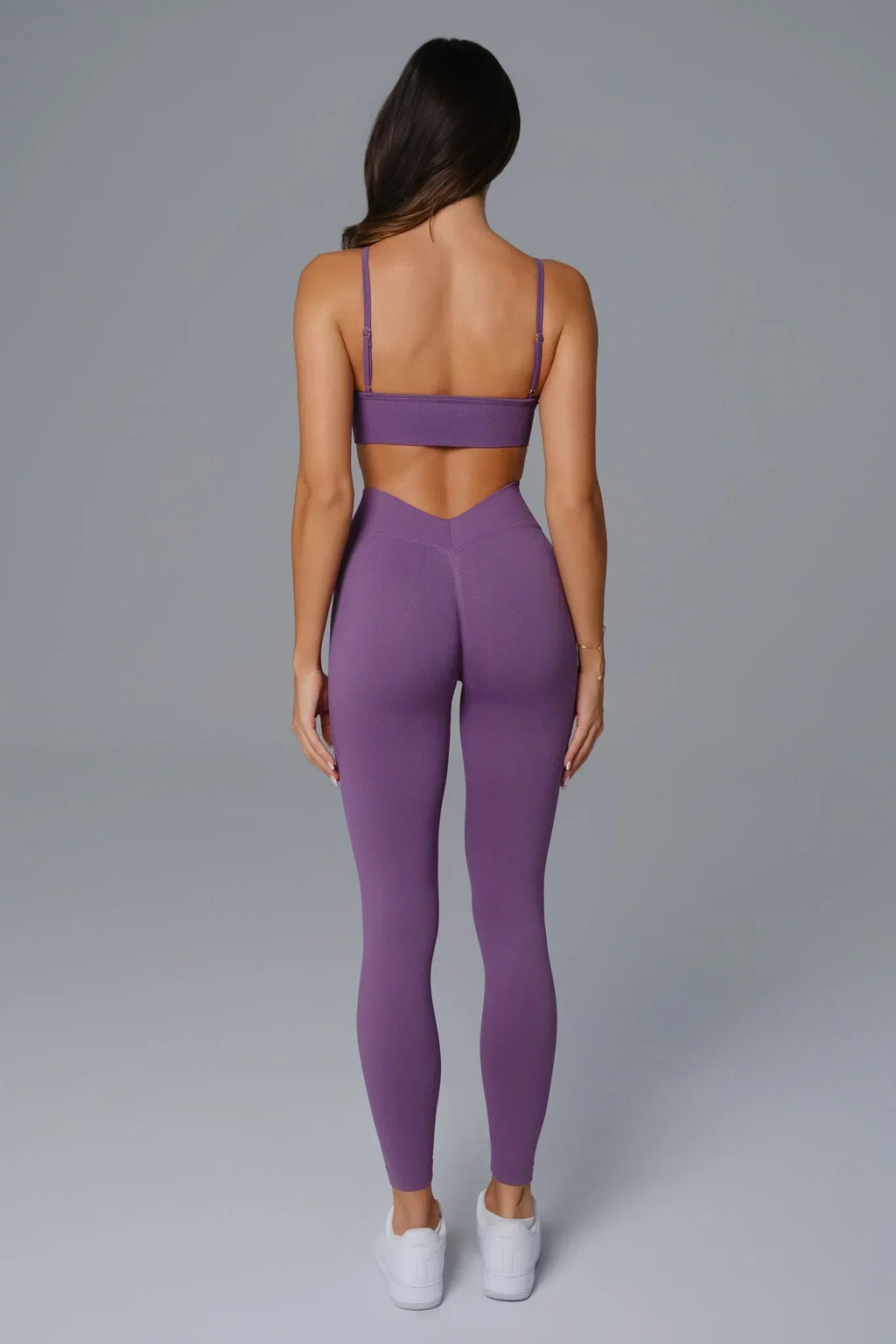 Asha V Back Leggings - Amethyst