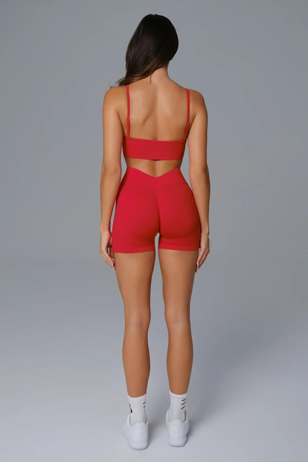 Asha Sports Bra - Rouge Red