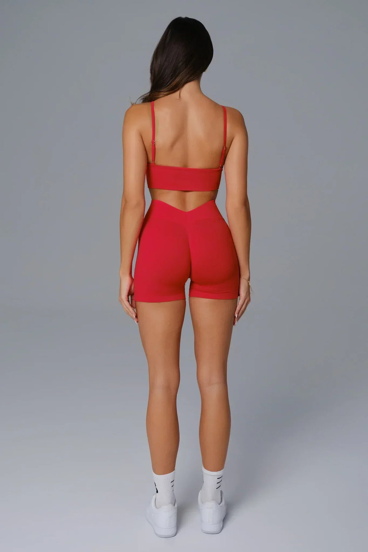 Asha Sports Bra - Rouge Red