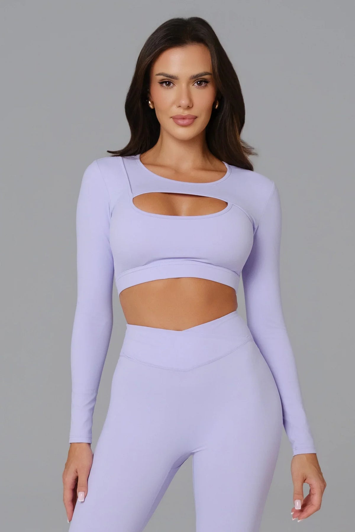 Ashley Long Sleeve Top - Wisteria (FINAL SALE)