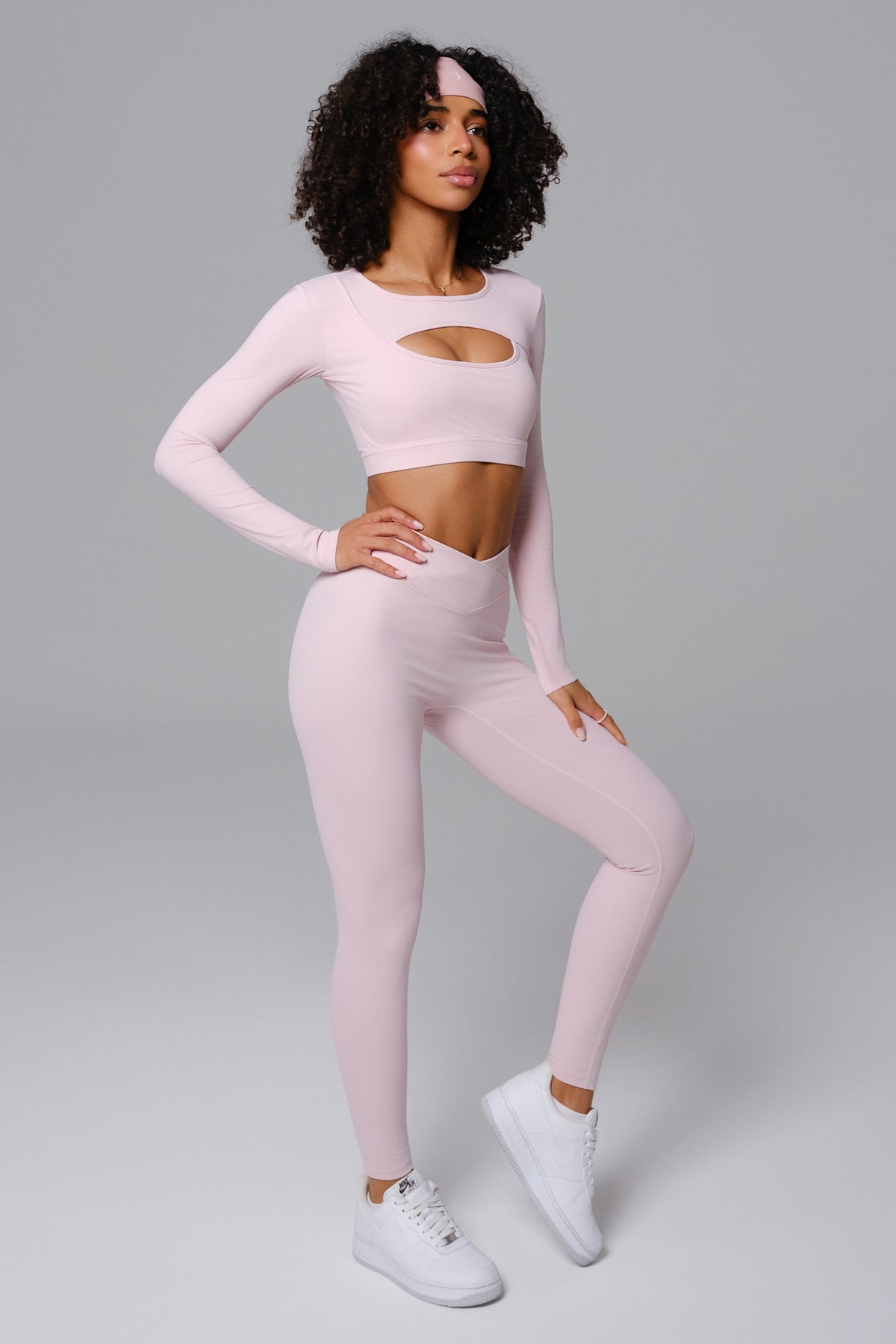 Ashley Long Sleeve Top - Blush Pink (FINAL SALE)