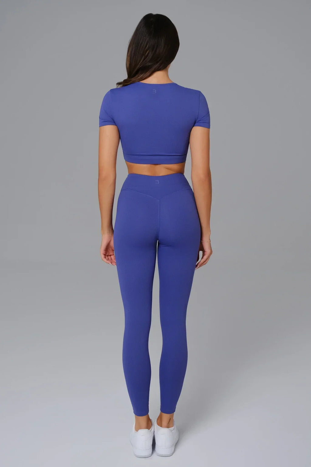 Ashley V-Waist Leggings - Iris Blue (FINAL SALE)