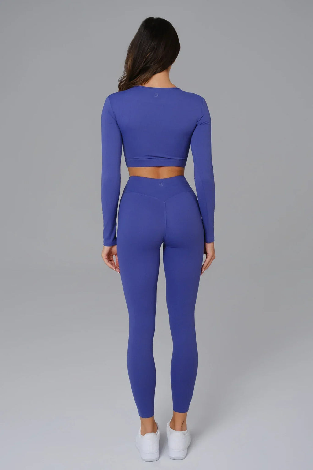 Ashley V-Waist Leggings - Iris Blue (FINAL SALE)