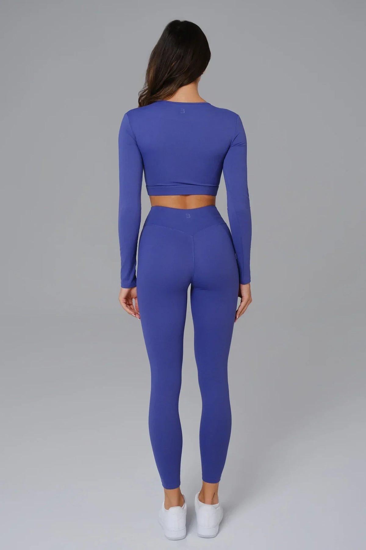 Ashley V-Waist Leggings - Iris Blue (FINAL SALE)