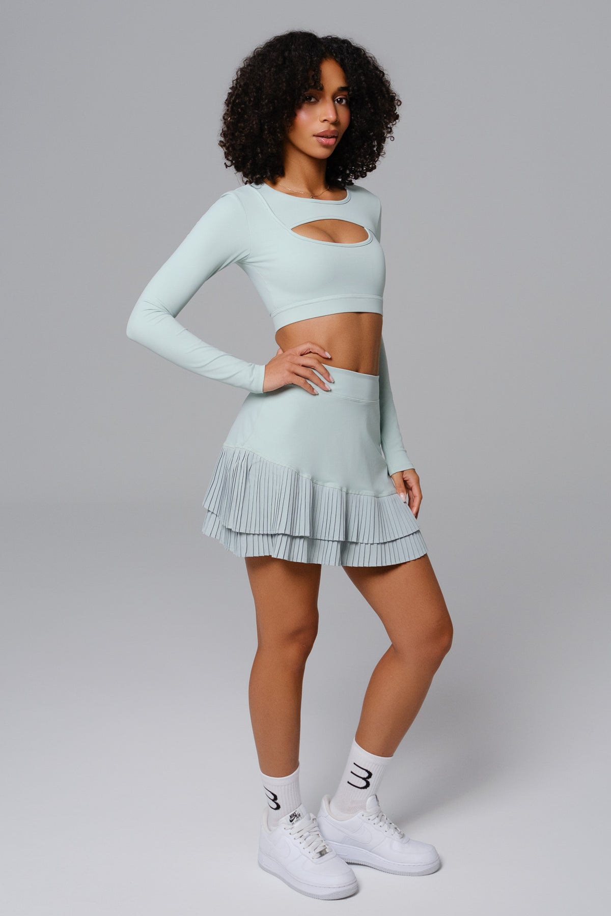 Ashley Mini Skirt - Mint (FINAL SALE)