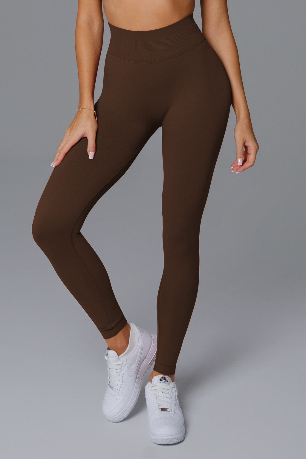 Briana Seamless Leggings - Dark Brown (FINAL SALE)