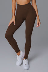 Briana Seamless Leggings - Dark Brown (FINAL SALE)
