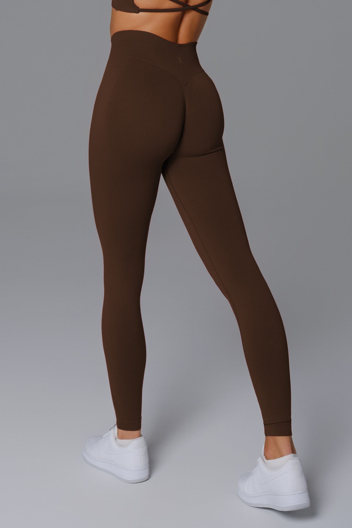 Briana Seamless Leggings - Dark Brown (FINAL SALE)