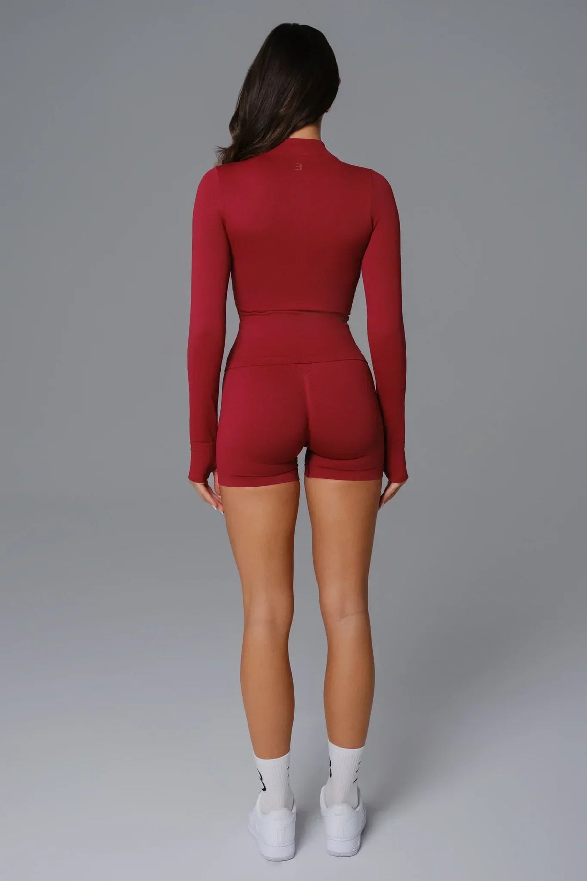 Briana Sculpting Jacket - Maroon (FINAL SALE)