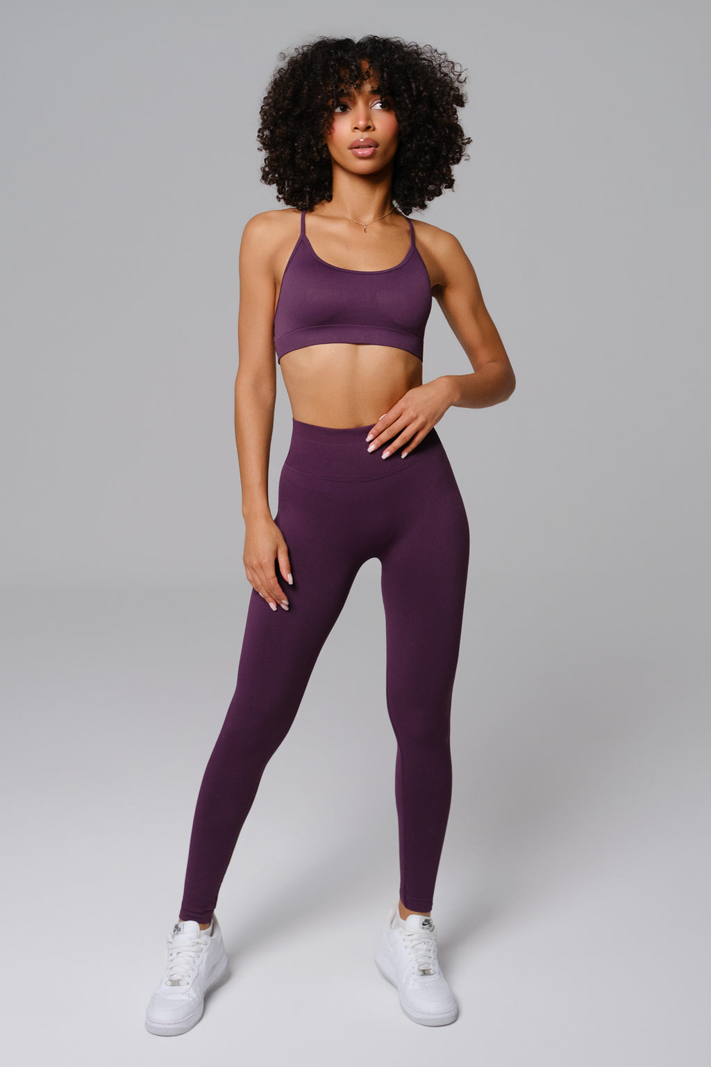 Briana Sports Bra - Purple (FINAL SALE)