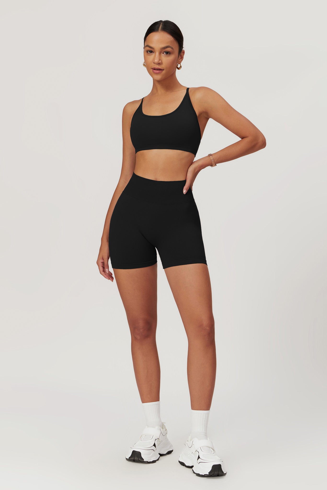 Briana Black Sports Bra for Workout and Everyday Errands by BOTA Official