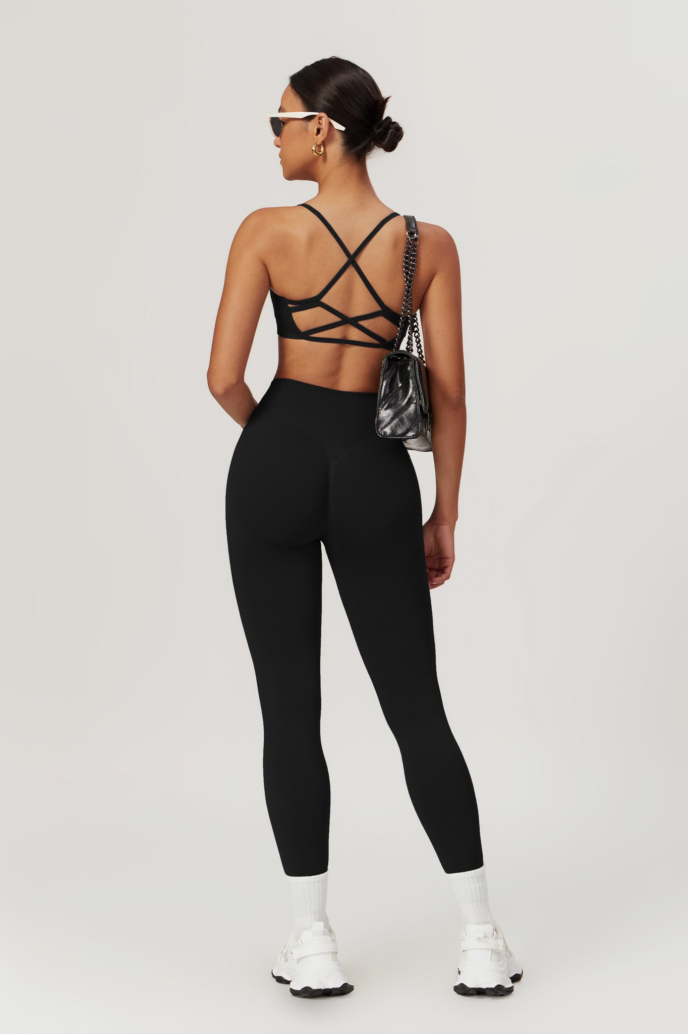 Briana Black Sports Bra for Workout and Everyday Errands by BOTA Official