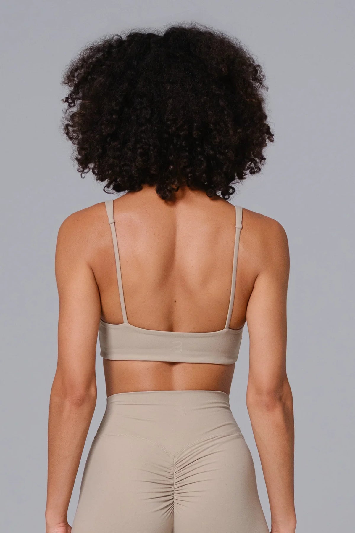Camila Sports Bra - Almond Tan (FINAL SALE)