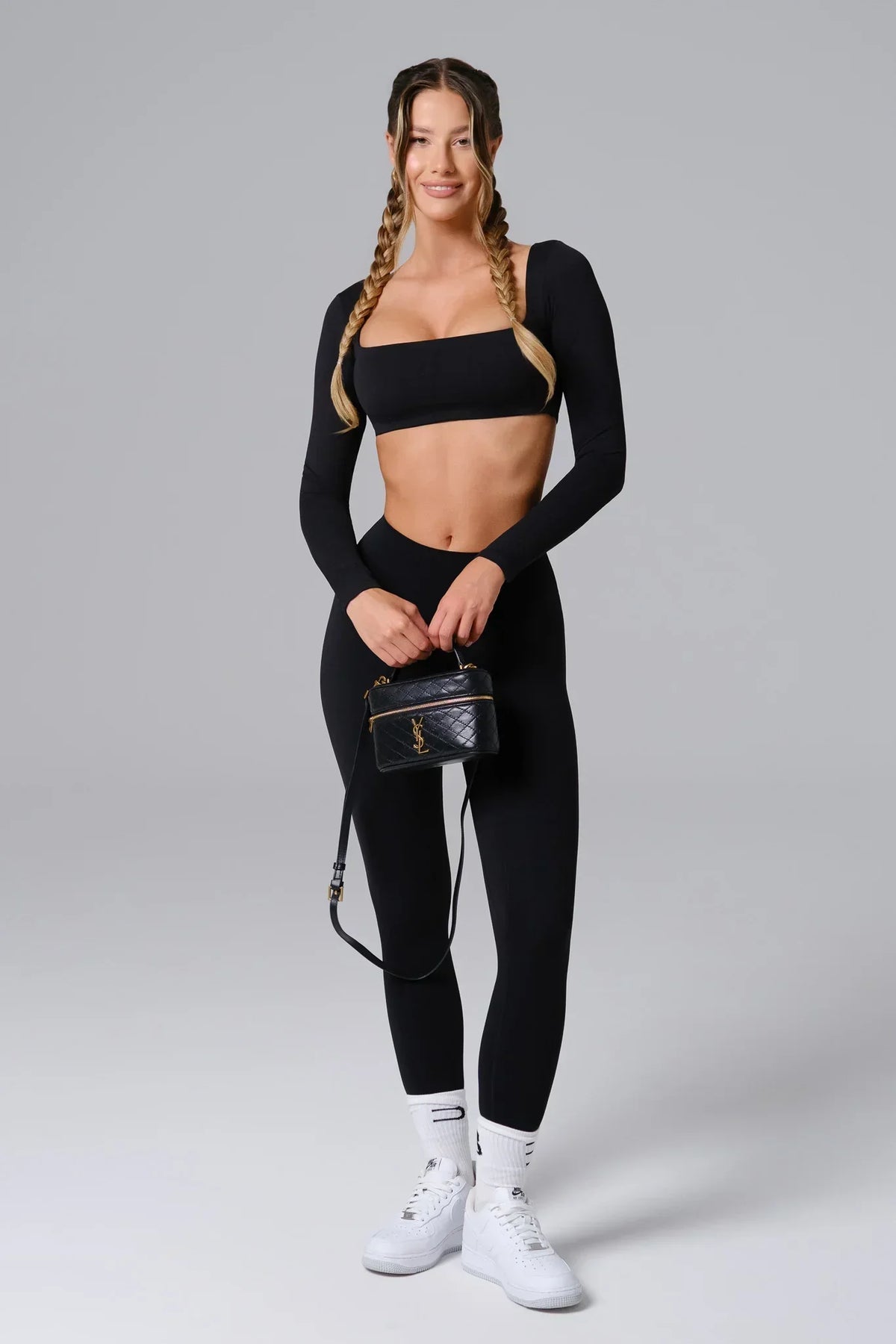 Camila Scrunch Leggings - Black