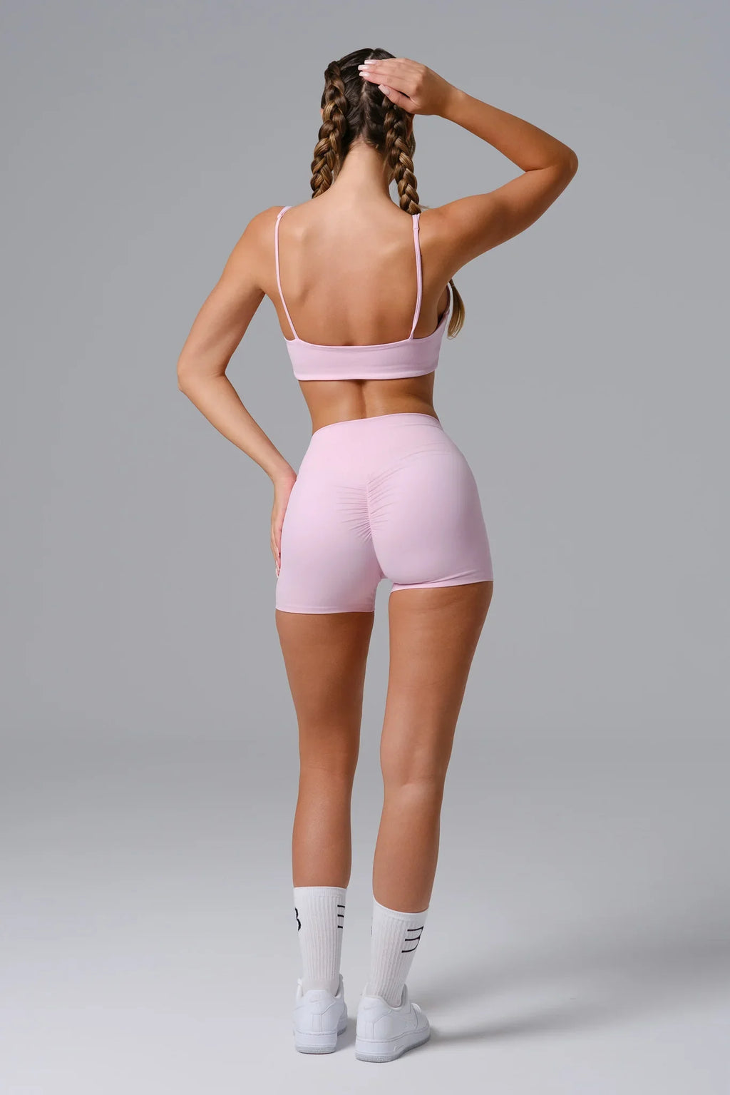 Camila Scrunch Shorts - Pink