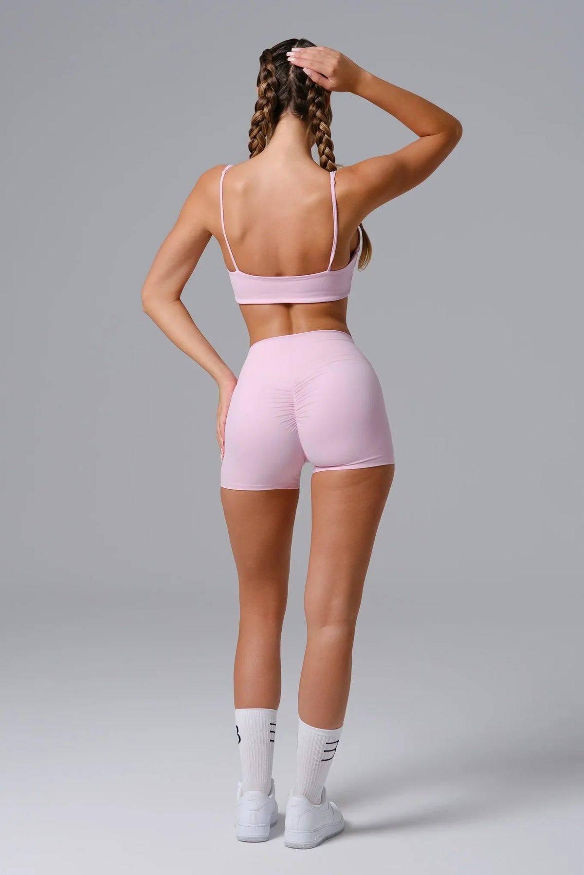 Camila Scrunch Shorts - Pink