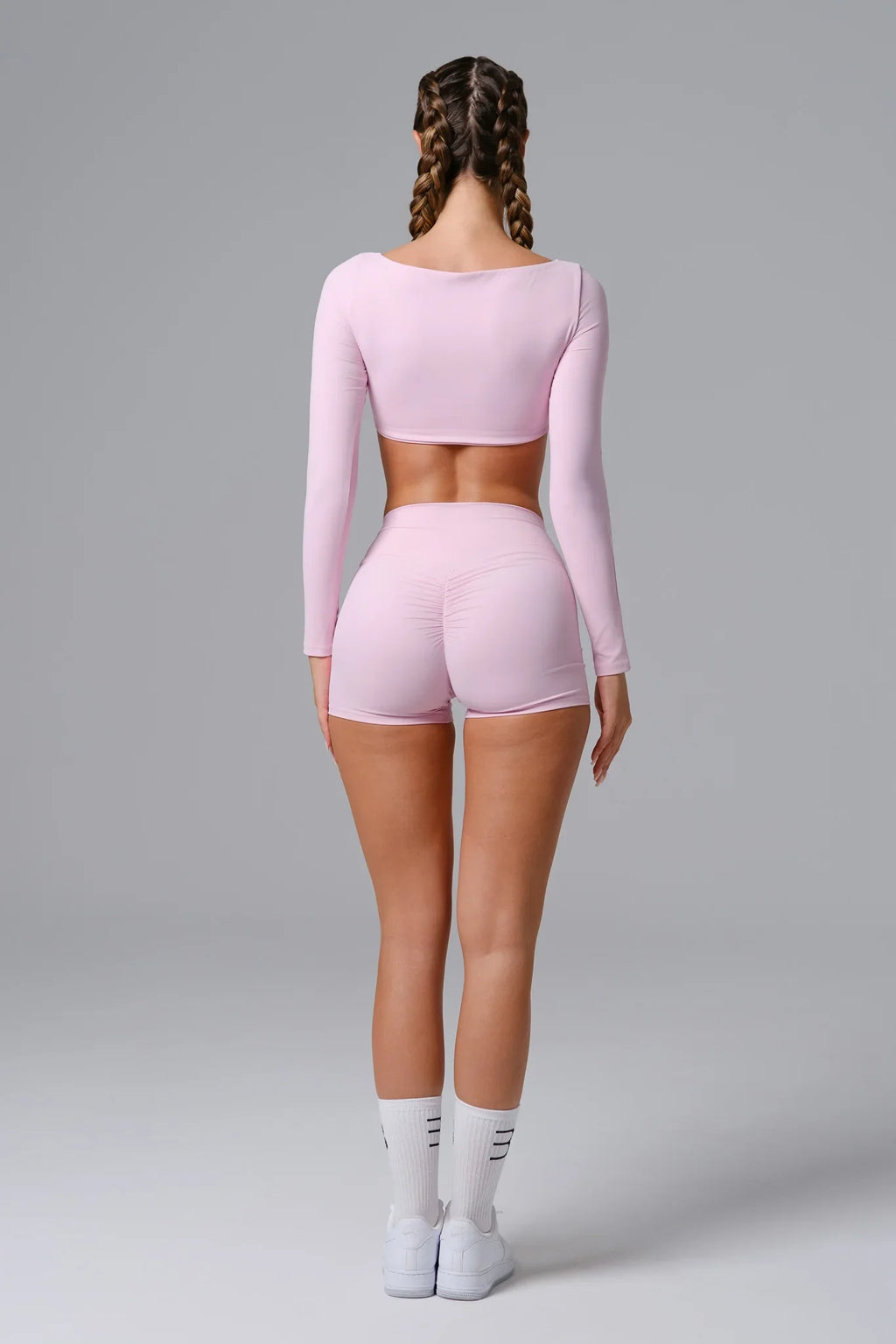 Camila Scrunch Shorts - Pink
