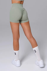Camila Scrunch Shorts - Sage (FINAL SALE)