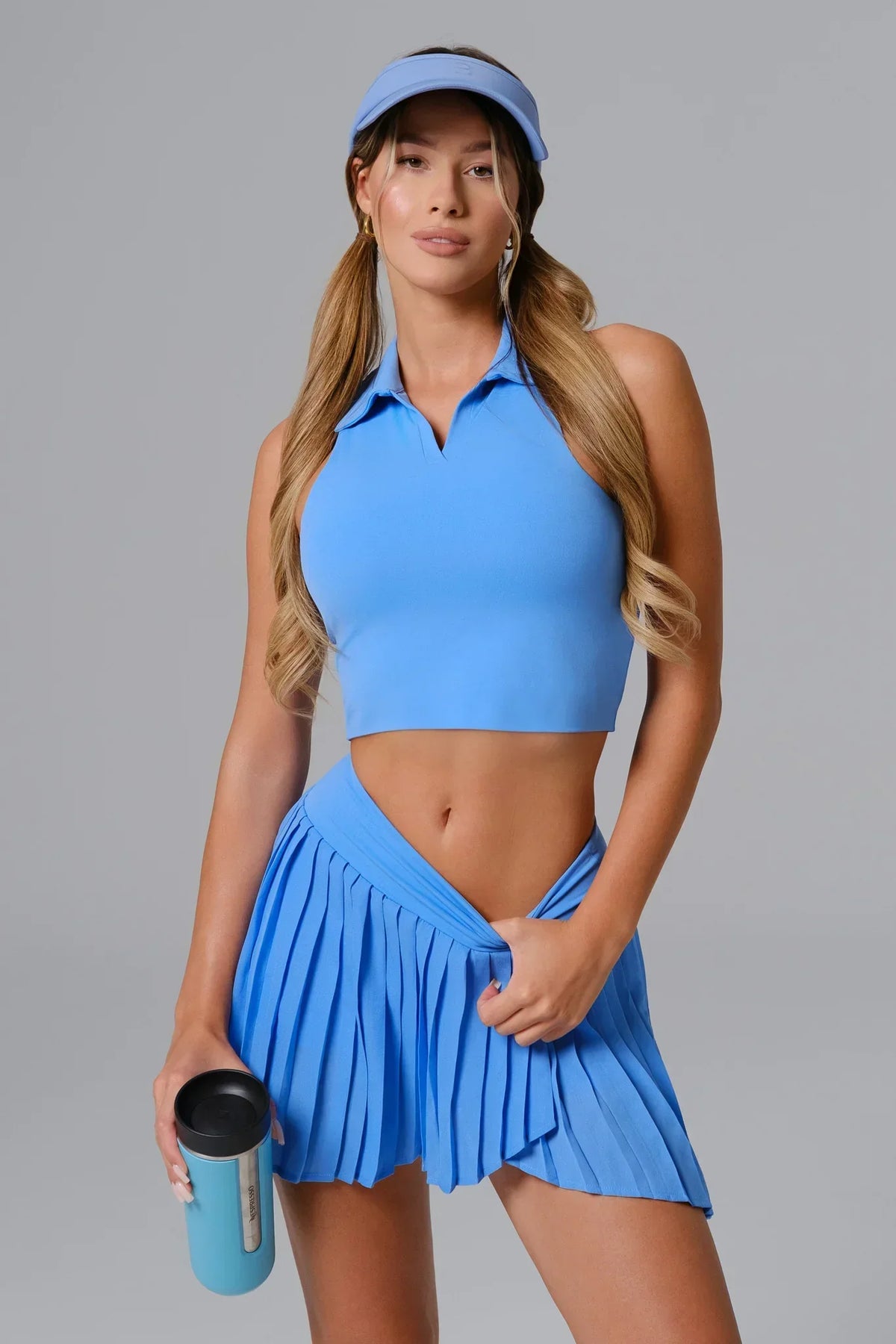 Daphne Skirt - Capri Blue