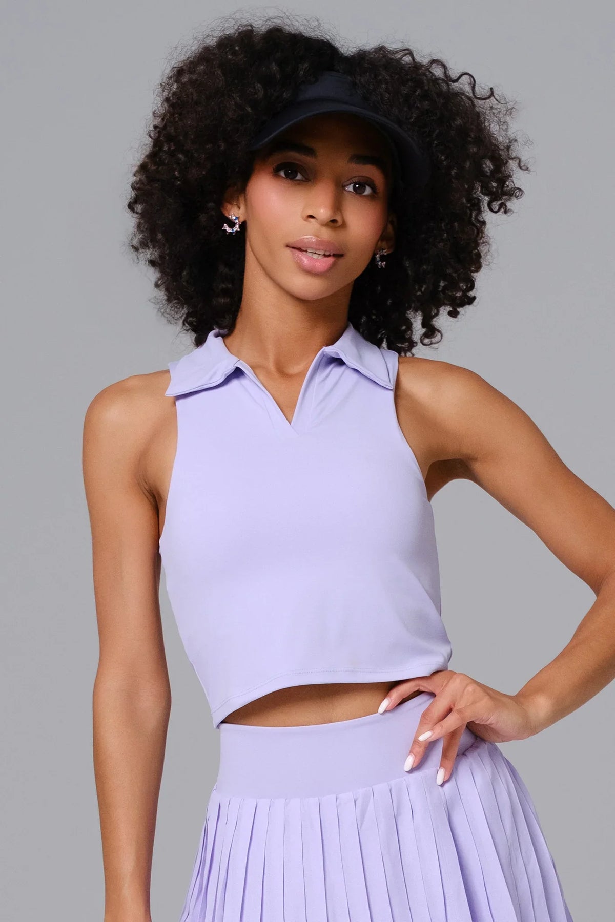 Daphne Crop Top - Lavender (FINAL SALE)