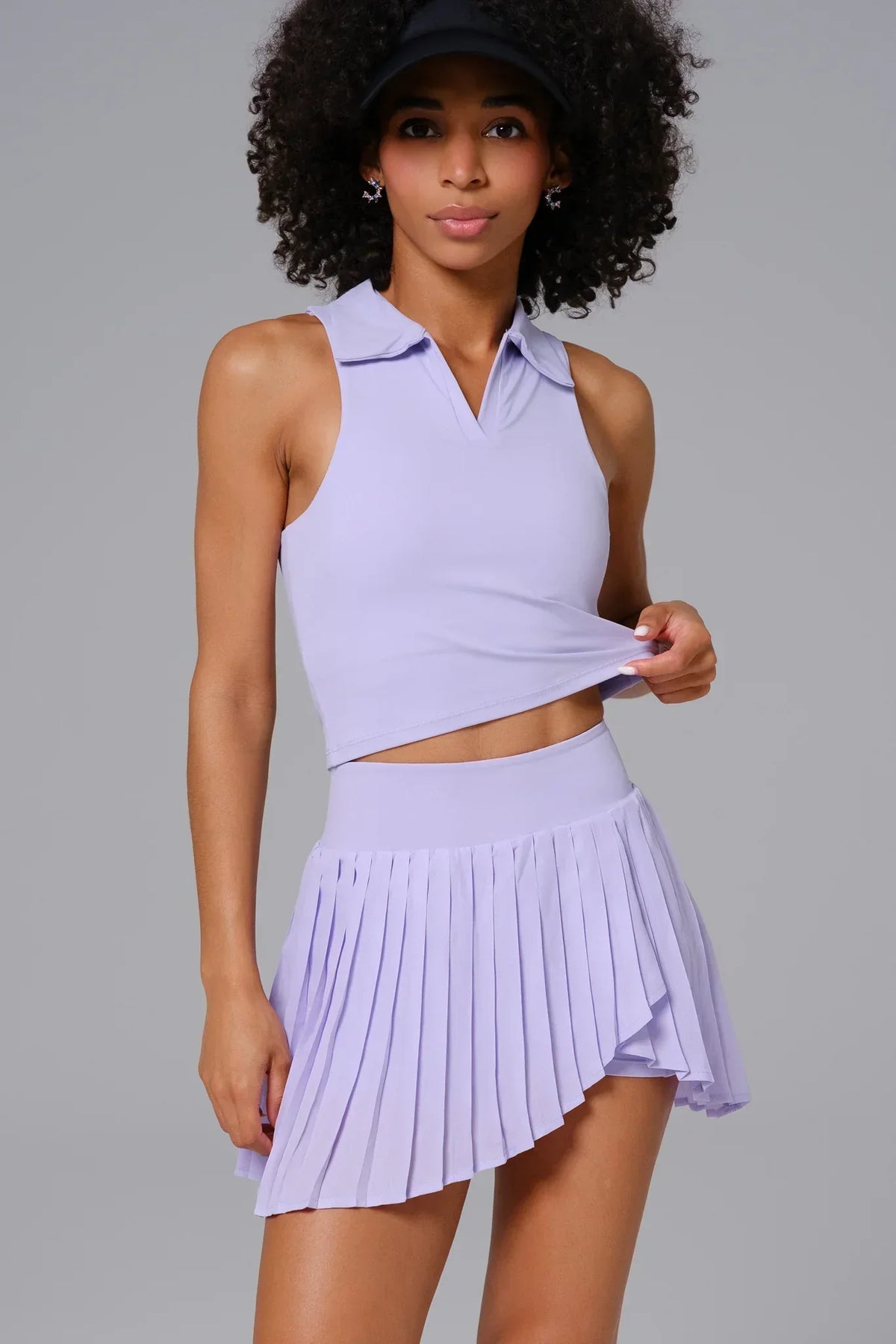 Daphne Crop Top - Lavender (FINAL SALE)