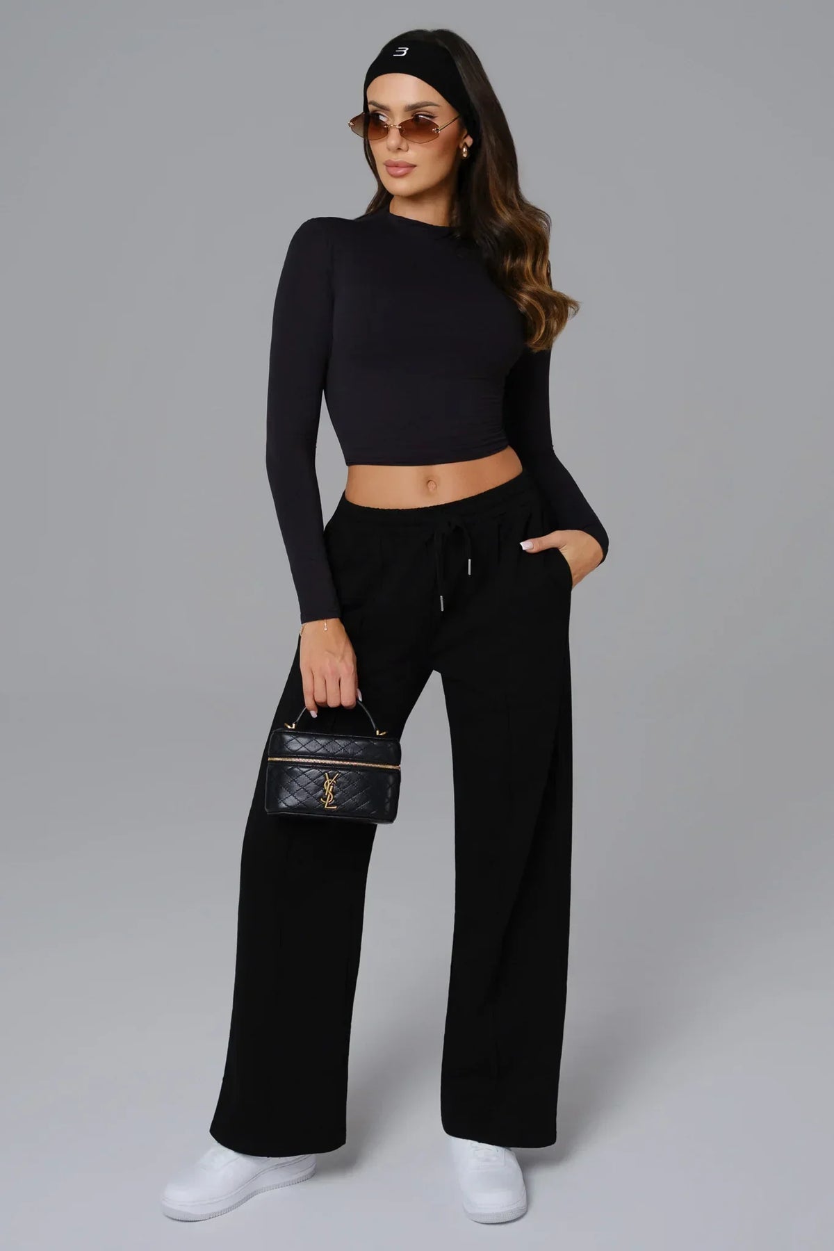 Ellie Long Sleeve Top - Black