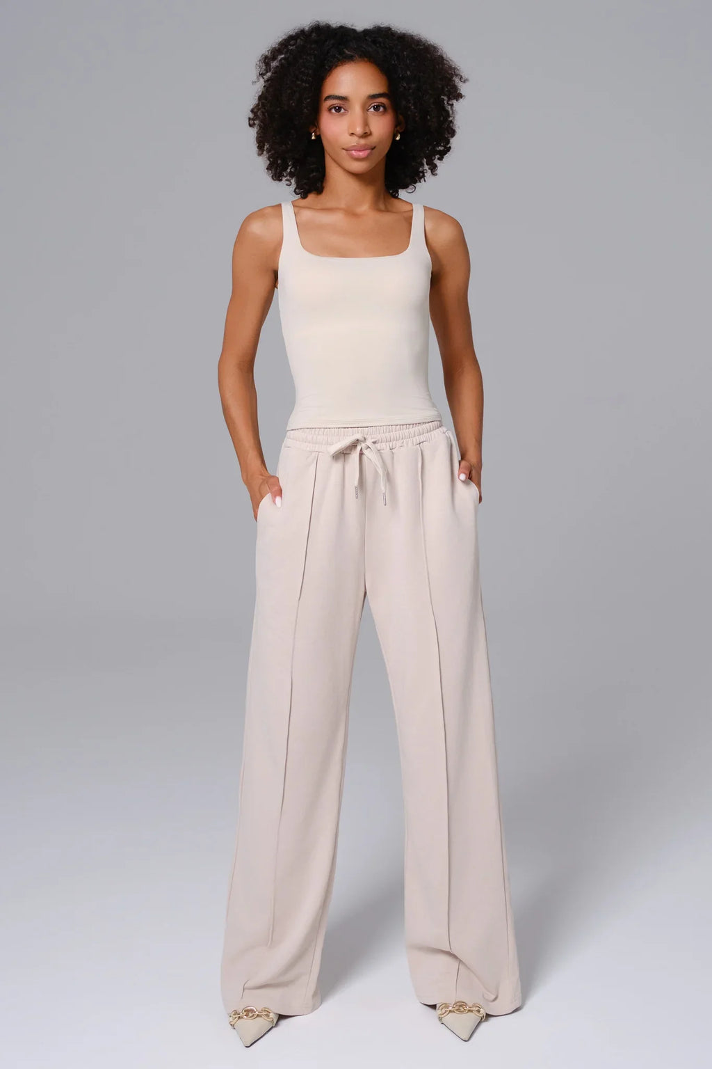 Ellie Sleeveless Set | Ivory