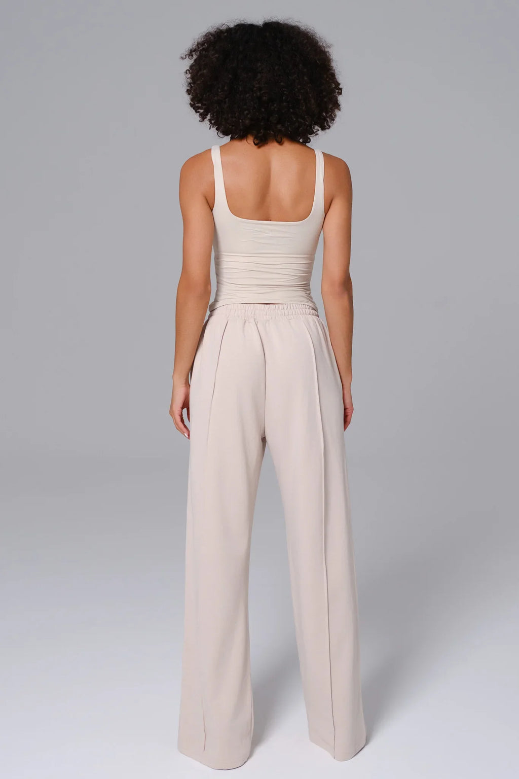 Ellie Sleeveless Set | Ivory