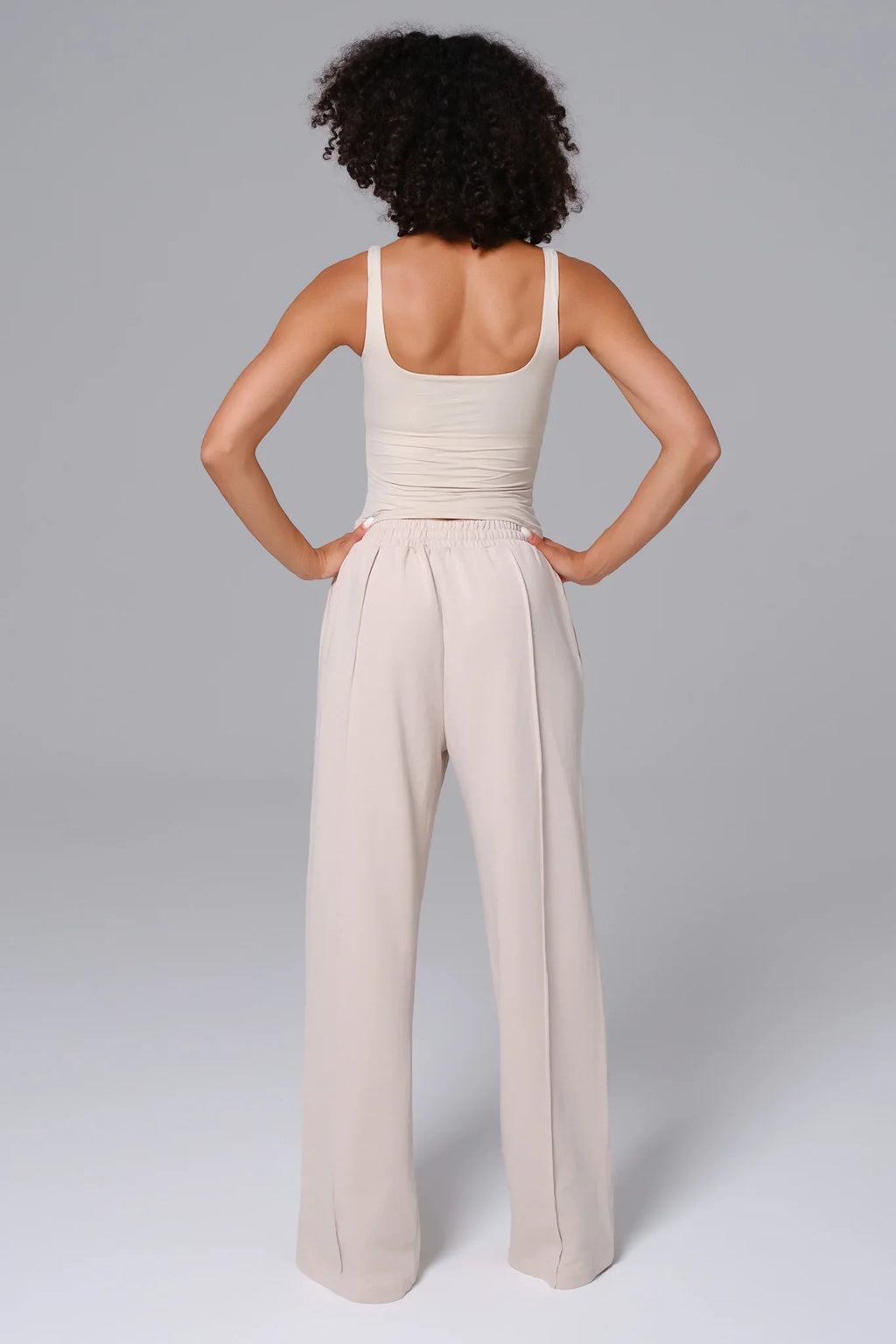 Ellie Sleeveless Set | Ivory