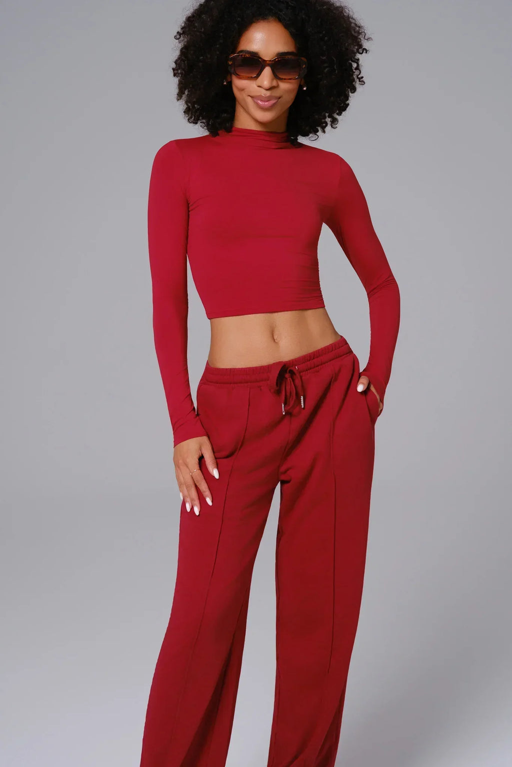 Ellie Sweatpants - Maroon (FINAL SALE)