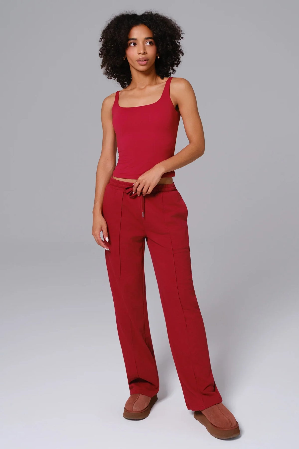 Ellie Sleeveless Top - Maroon (FINAL SALE)