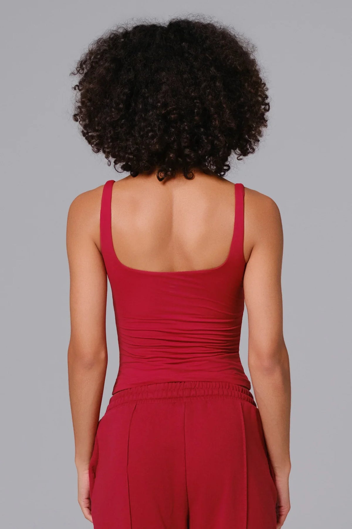 Ellie Sleeveless Top - Maroon (FINAL SALE)