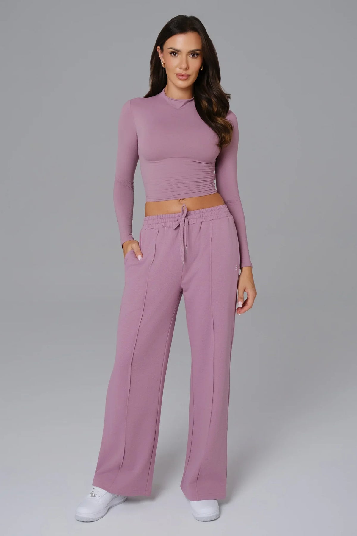 Ellie Long Sleeve Top - Mauve Mist (FINAL SALE)