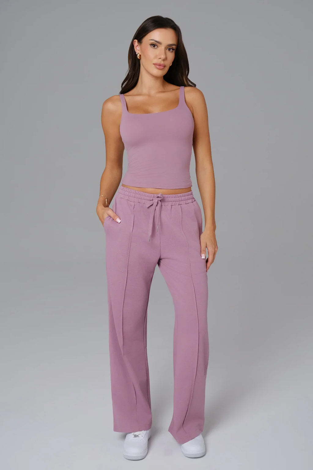 Ellie Sleeveless Top - Mauve Mist (FINAL SALE)