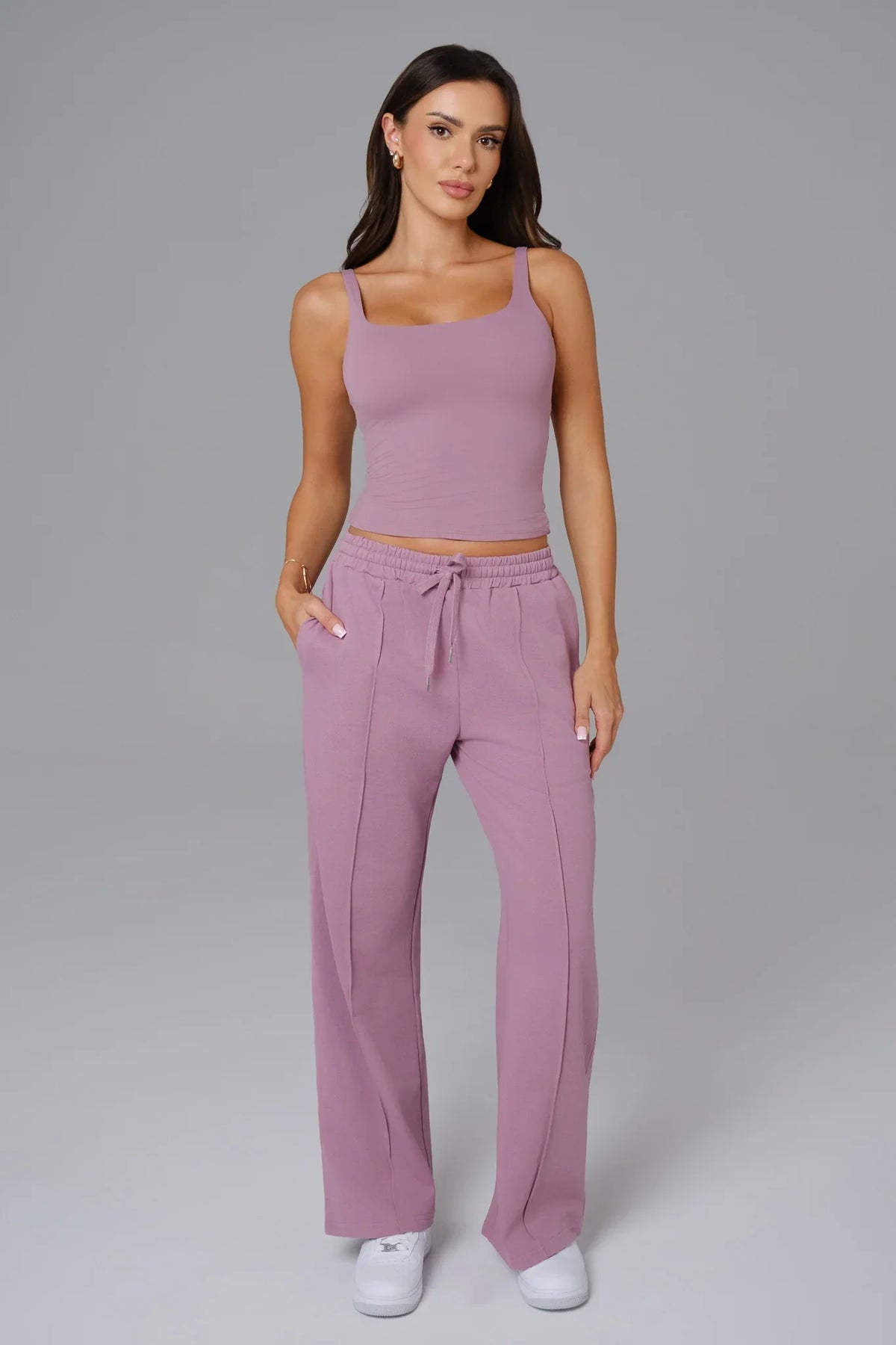 Ellie Sleeveless Top - Mauve Mist (FINAL SALE)