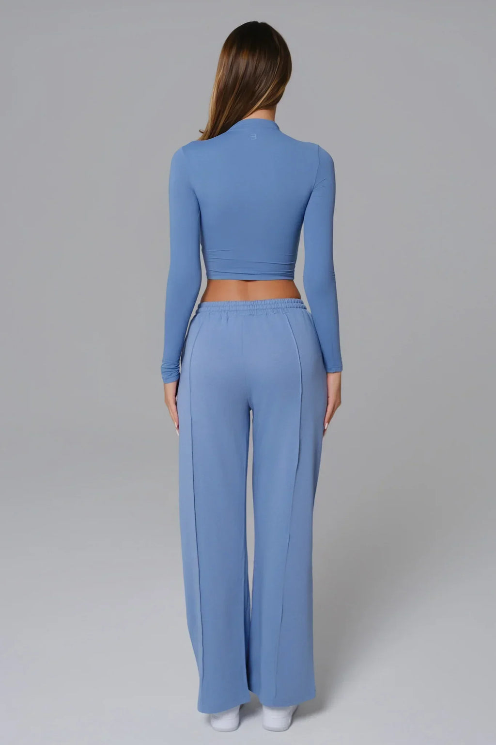 Ellie Long Sleeve Top - Parisian Blue