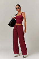 Ellie Sweatpants Maroon | Comfortable & Cozy Sweatpants by Bota Official